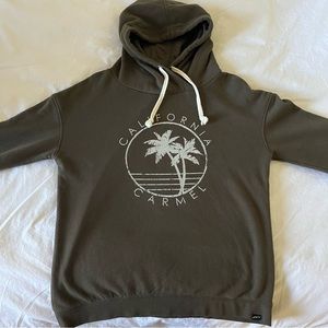 Comfortable Carmel Hoodie in an Olive Color